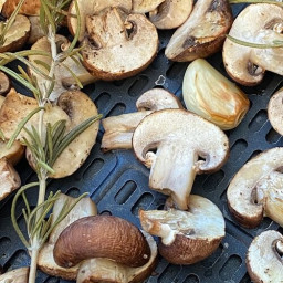 Air Fryer Garlic Mushrooms Recipe