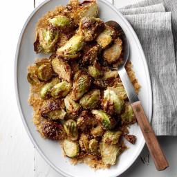 Air Fryer Garlic-Rosemary Brussels Sprouts