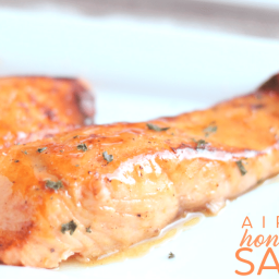 Air Fryer Honey Mustard Salmon Recipe