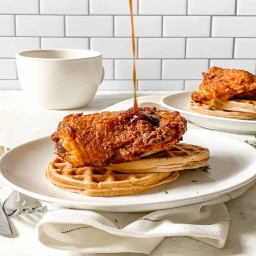Air Fryer Nashville-Style Hot Chicken and Waffles – Real Food with Sa