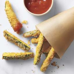 Air-Fryer Parmesan-Coated Zucchini Fries