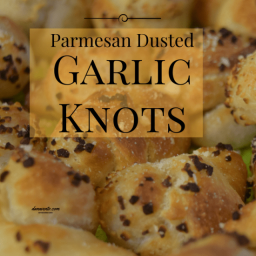 Air Fryer Parmesan Dusted Garlic Knots