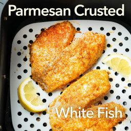 Air Fryer Parmesan White Fish Recipe with Smoked Paprika KETO