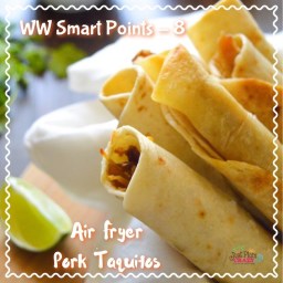 Air Fryer Pork Taquitos Recipe – Weight Watchers Smart Points – 8