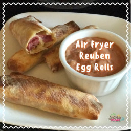 Air Fryer Reuben Egg Rolls Recipe for St. Patrick’s Day