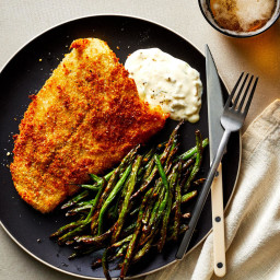 Air Fryer Southern Style Catfish With Green Beans