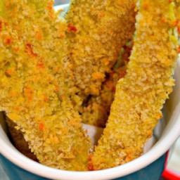 Air Fryer Spicy Dill Pickle Fries Recipe