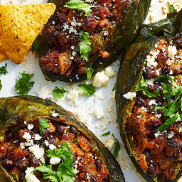 Air-Fryer Stuffed Chiles with Pork