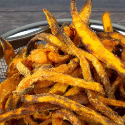 Air Fryer Sweet Potato Fries that are Crunchy! 