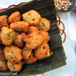Akara. Fried Bean Fritters (for meat lovers)