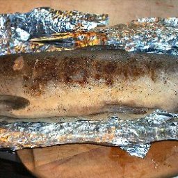 Alaska Bbq Salmon with Zesty Sauce