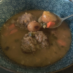 Albondigas soup (pressure cooker recipe)