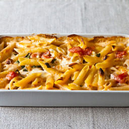 Al Fornos Penne with Tomato, Cream, and Five Cheeses