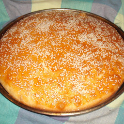 Algerian Khobz El Dar -- Semolina Bread