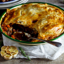 Alida Ryder’s slow-cooked lamb, rosemary and roasted garlic pie