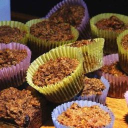 All Bran Muffins made with Splenda and unsweetened Applesauce