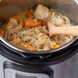 All-in-One Instant Pot Chicken and Brown Rice