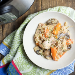 All-in-one Instant Pot Chicken and Brown Rice