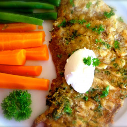Almond and Herb Crusted Schnitzel