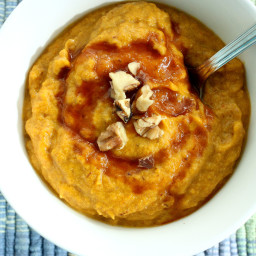 Almond and Pumpkin Breakfast Porridge (gluten free, grain free, vegan)