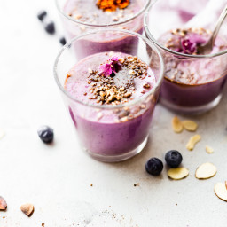 Almond Berry Cheesecake Smoothie Cups