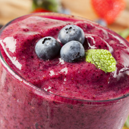 Almond Butter Berry Smoothie
