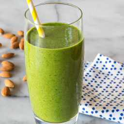 Almond Butter Spinach Smoothie
