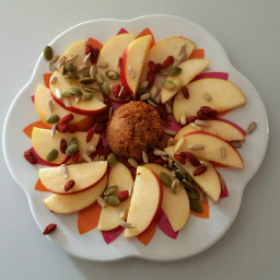 Almond butter with apple and goji berries $7.40 110 calories