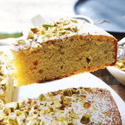 Almond Cake With Cardamom and Pistachio