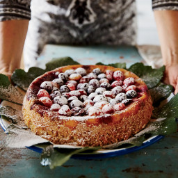 Almond Cake with Mixed Berries