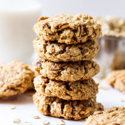 Almond Coconut Oatmeal Cookies (vegan and gluten-free)