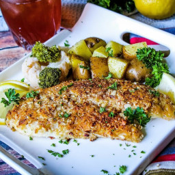Almond Crusted Tilapia for Two