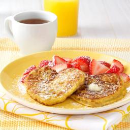 Almond French Toast Hearts