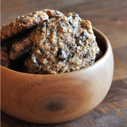 Almond Meal Cookies with Chocolate Chips and Coconut