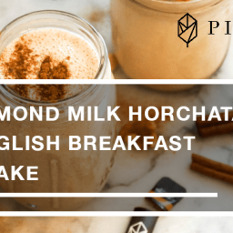 Almond Milk Horchata English Breakfast Shake