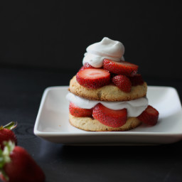 Almond Strawberry Shortcake