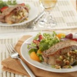 Almond-Stuffed Pork Chops