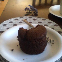 Almost Instant Krusteaz Choco-nut Cake for Two