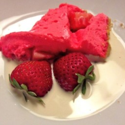 Almost instant strawberry tart