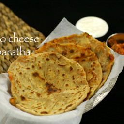 aloo cheese paratha recipe | cheese paratha recipe
