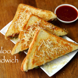 aloo sandwich recipe | potato sandwich | aloo masala sandwich