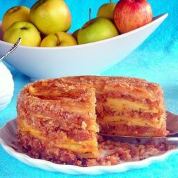 Amazing Caramelized Apple Crumb Cake - Lesson 8 - Bain Marie or Water Bath