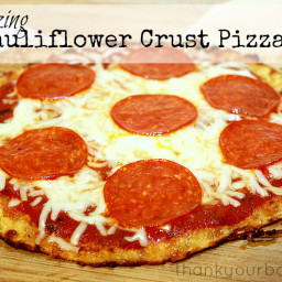 Amazing Cauliflower Crust Pizza (Grain Free)