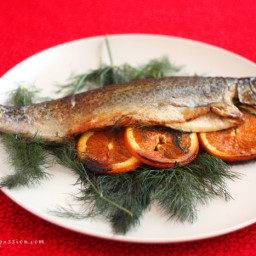 Amazing Lost in Space Baked Trout in a Hurry