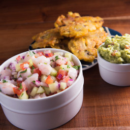 Ancestral Table's Shrimp Ceviche with Tostones Recipe