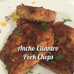 Ancho and Cilantro Pork Chops