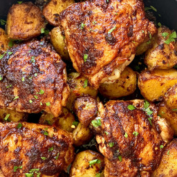Anchovy Butter Chicken and Potatoes