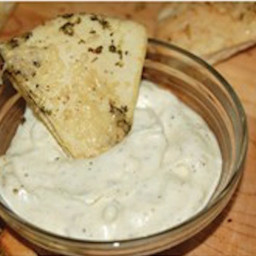 Ancient Roman–Style Garlic Cheese with Rue (Moretum)