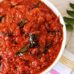 Andhra Tomato Pickle Recipe