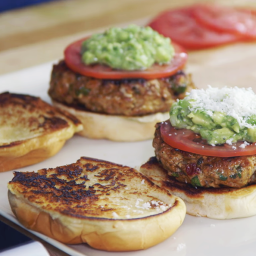 Andrew Zimmern Cooks: Mexican Pork Burgers with Tomatillo Salsa